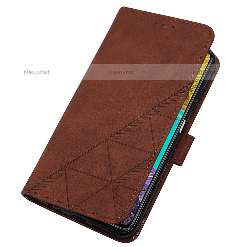 Leather Case Stands Flip Cover Holder Y01B for Samsung Galaxy M33 5G