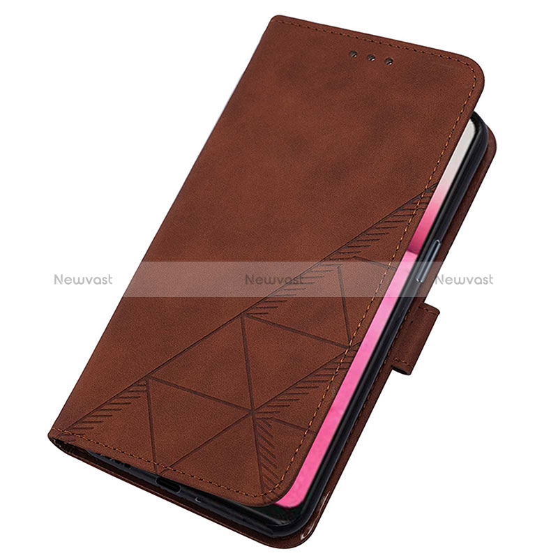 Leather Case Stands Flip Cover Holder Y01B for Vivo iQOO U1