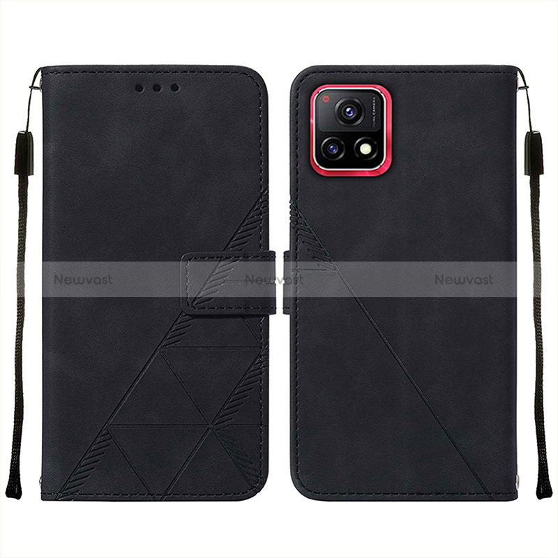 Leather Case Stands Flip Cover Holder Y01B for Vivo iQOO U3 5G