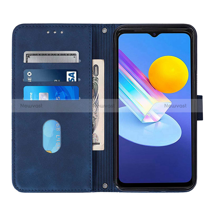 Leather Case Stands Flip Cover Holder Y01B for Vivo iQOO U5x