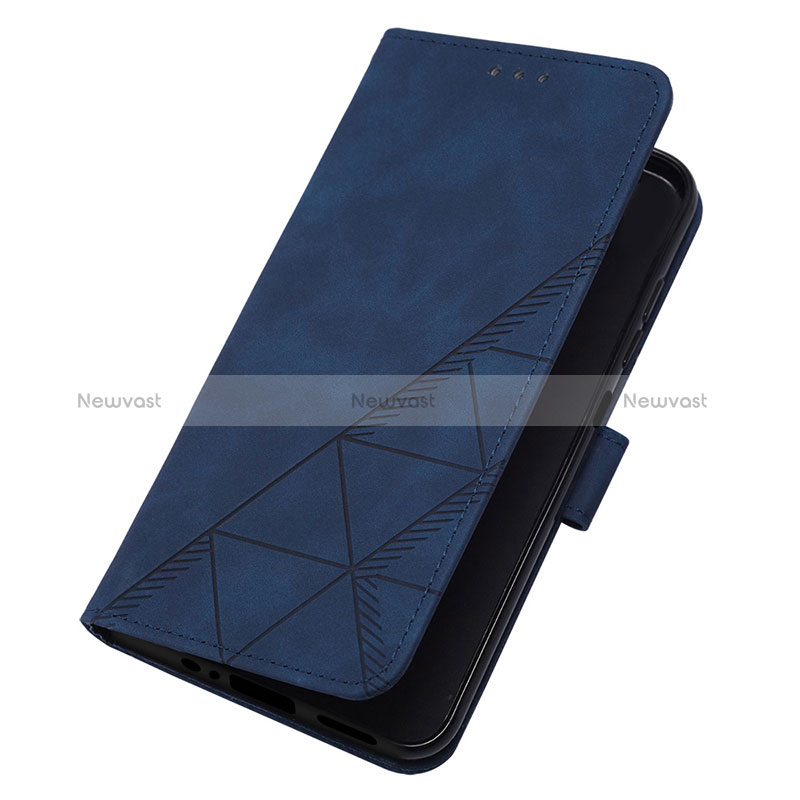 Leather Case Stands Flip Cover Holder Y01B for Vivo iQOO Z6 Lite 5G