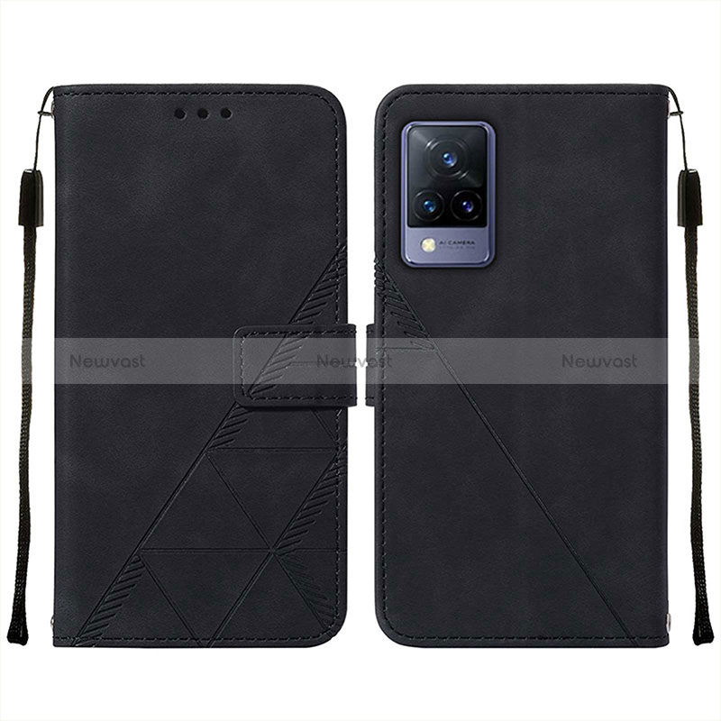 Leather Case Stands Flip Cover Holder Y01B for Vivo V21 5G