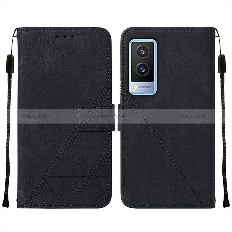 Leather Case Stands Flip Cover Holder Y01B for Vivo V21e 5G