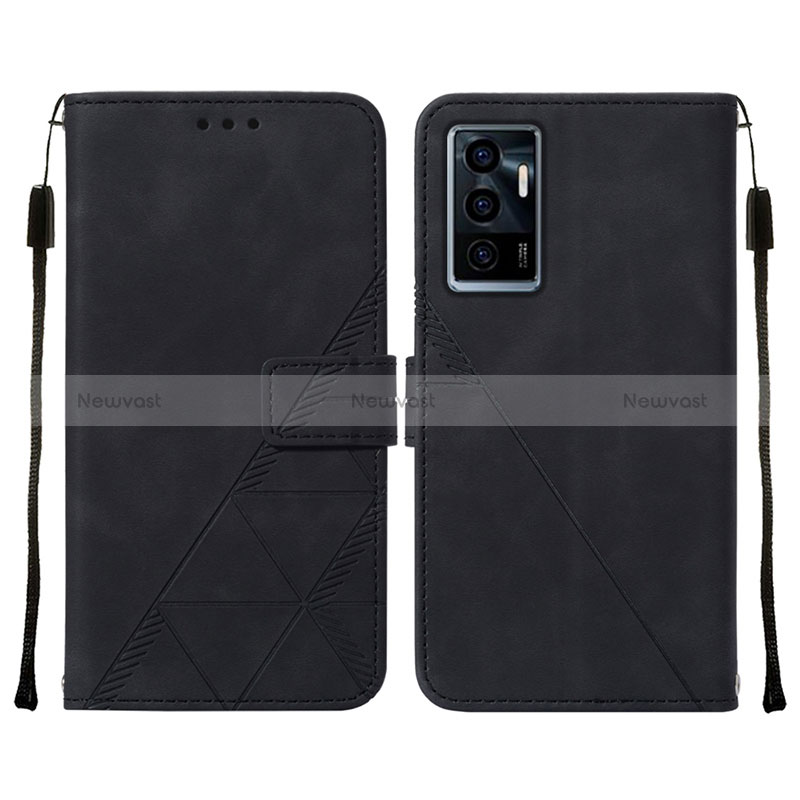 Leather Case Stands Flip Cover Holder Y01B for Vivo V23e 5G