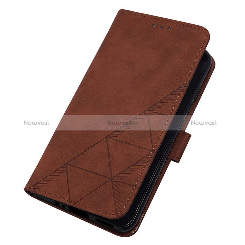 Leather Case Stands Flip Cover Holder Y01B for Vivo Y02S