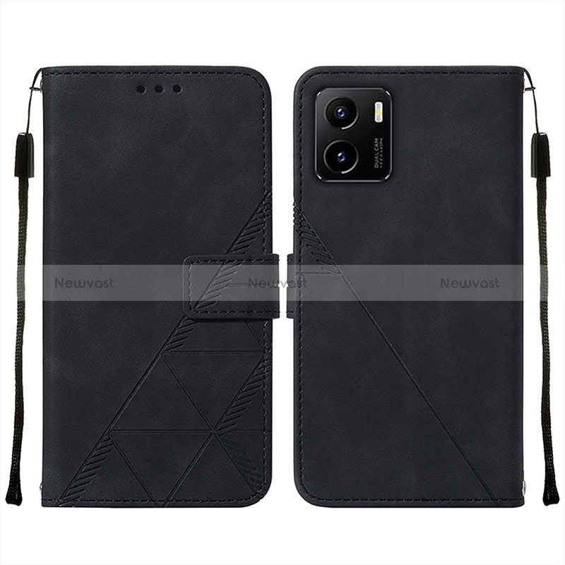 Leather Case Stands Flip Cover Holder Y01B for Vivo Y10