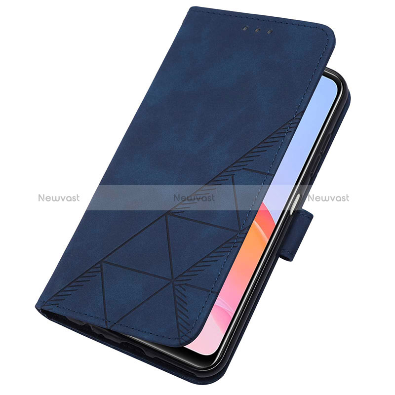 Leather Case Stands Flip Cover Holder Y01B for Vivo Y21