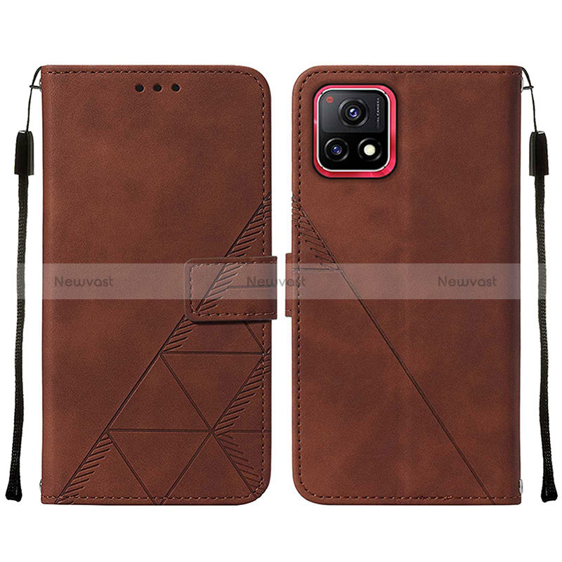 Leather Case Stands Flip Cover Holder Y01B for Vivo Y31s 5G