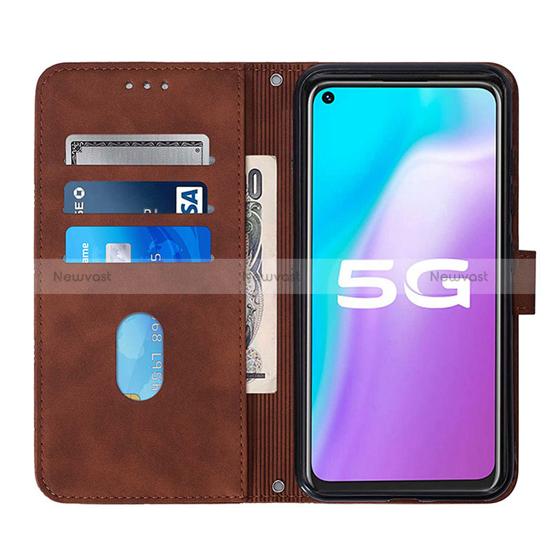 Leather Case Stands Flip Cover Holder Y01B for Vivo Y50t