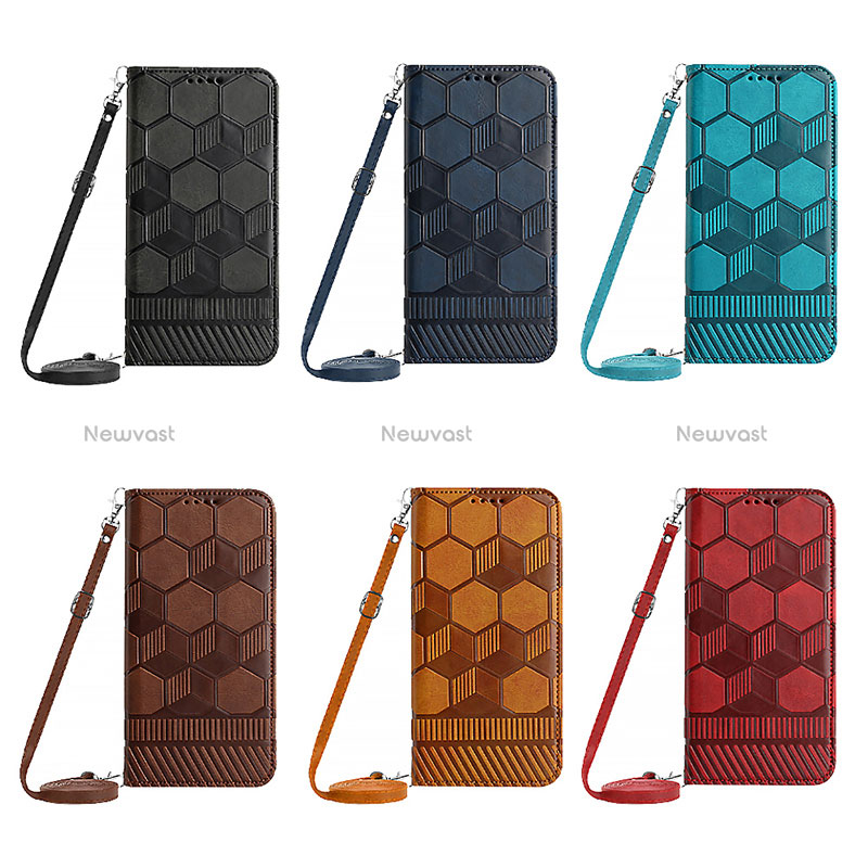 Leather Case Stands Flip Cover Holder Y01B for Xiaomi Redmi 9 India