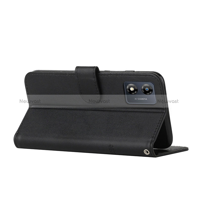 Leather Case Stands Flip Cover Holder Y01X for Motorola Moto E13