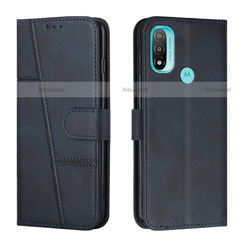 Leather Case Stands Flip Cover Holder Y01X for Motorola Moto E20