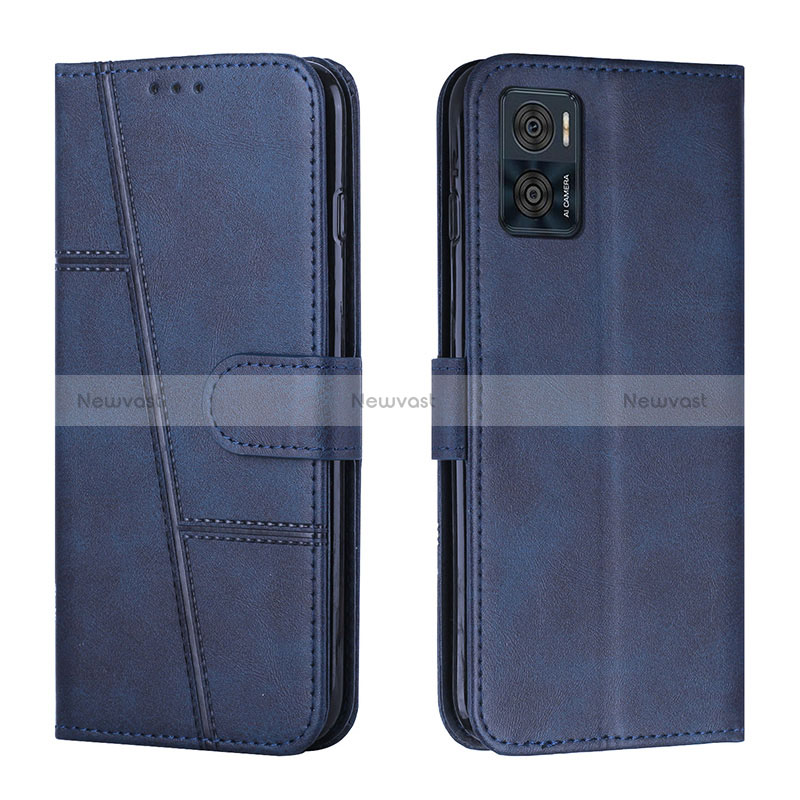 Leather Case Stands Flip Cover Holder Y01X for Motorola Moto E22