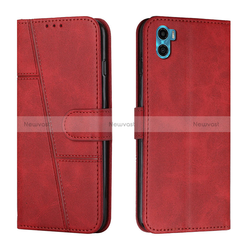 Leather Case Stands Flip Cover Holder Y01X for Motorola Moto E22S