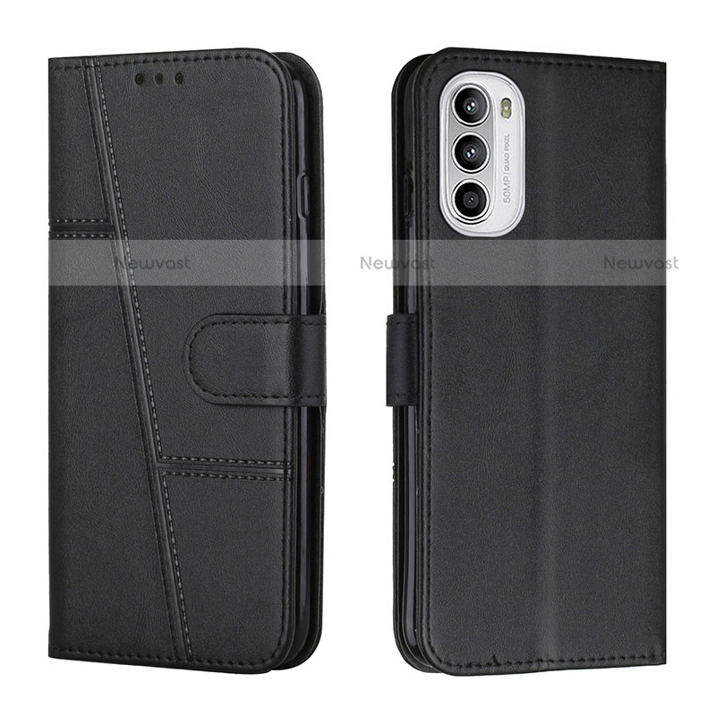 Leather Case Stands Flip Cover Holder Y01X for Motorola Moto Edge (2022) 5G