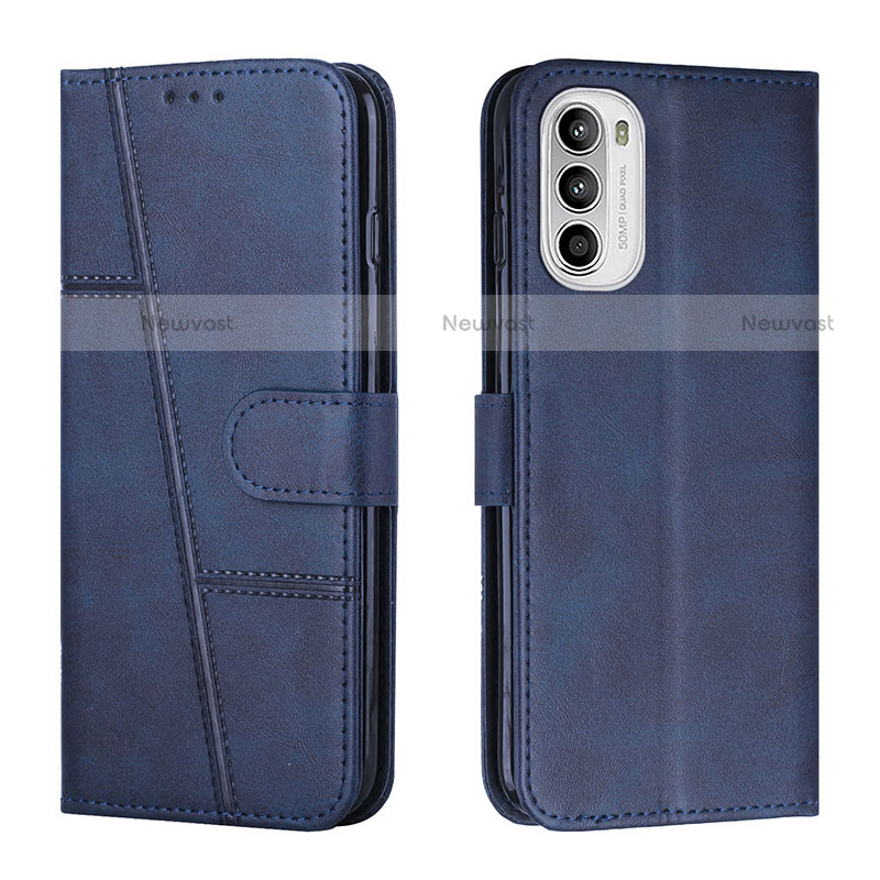 Leather Case Stands Flip Cover Holder Y01X for Motorola Moto Edge (2022) 5G