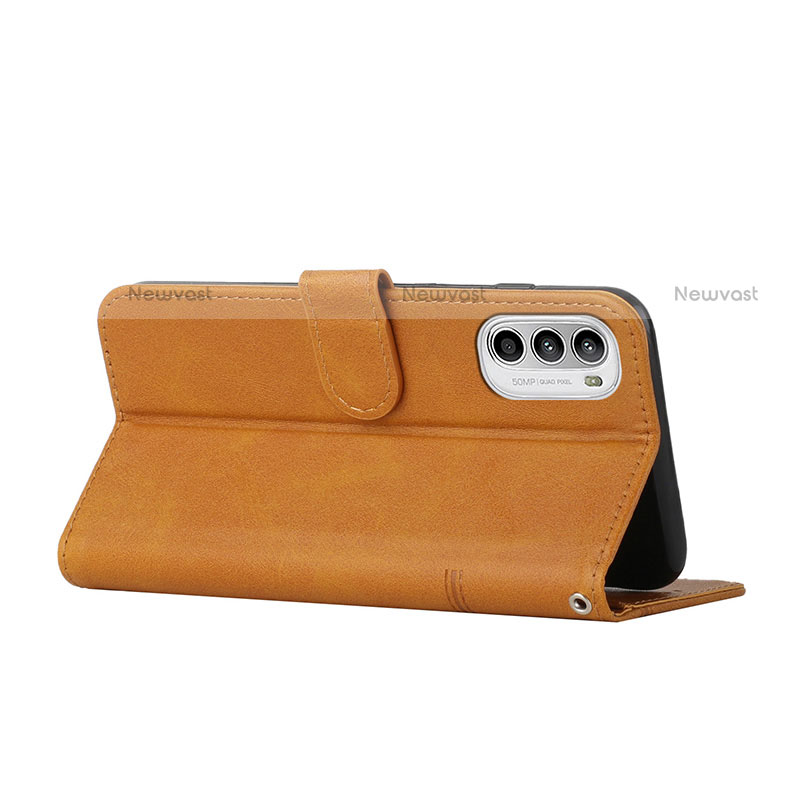 Leather Case Stands Flip Cover Holder Y01X for Motorola Moto Edge (2022) 5G