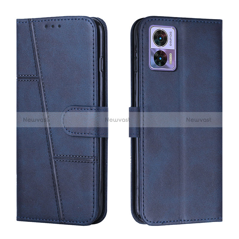 Leather Case Stands Flip Cover Holder Y01X for Motorola Moto Edge 30 Neo 5G