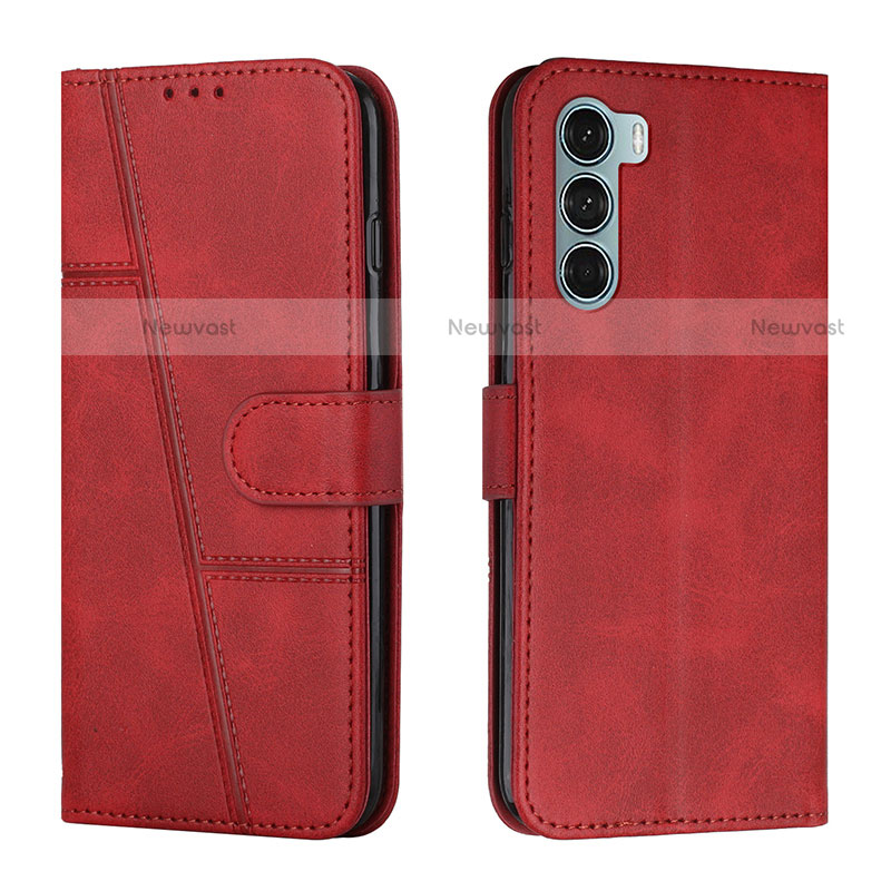 Leather Case Stands Flip Cover Holder Y01X for Motorola Moto Edge S30 5G