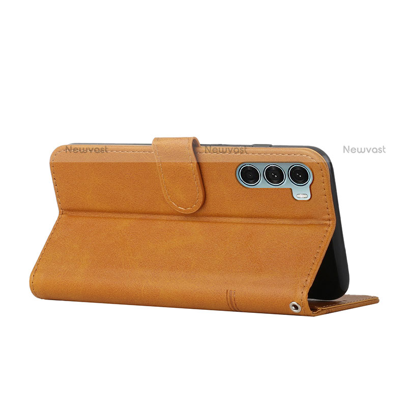 Leather Case Stands Flip Cover Holder Y01X for Motorola Moto Edge S30 5G