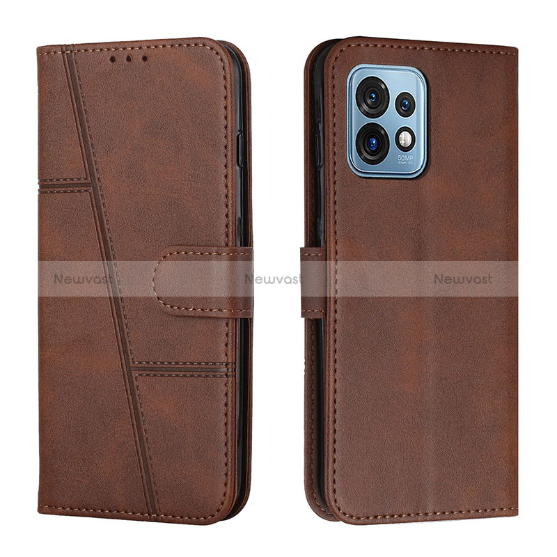 Leather Case Stands Flip Cover Holder Y01X for Motorola Moto X40 5G