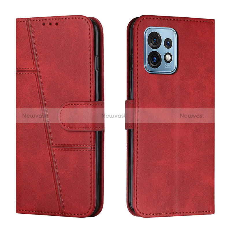 Leather Case Stands Flip Cover Holder Y01X for Motorola Moto X40 5G