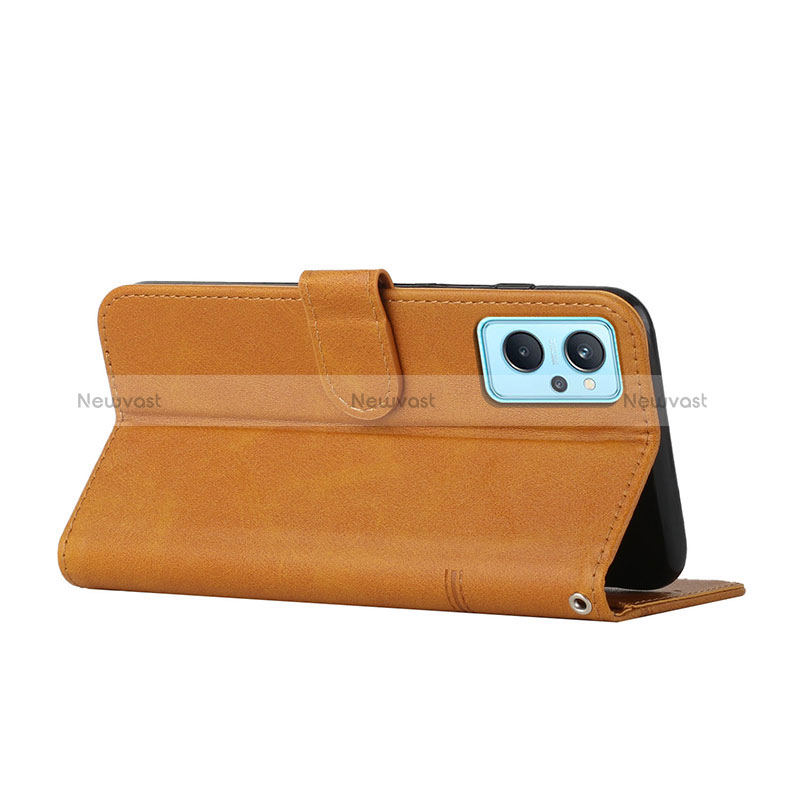 Leather Case Stands Flip Cover Holder Y01X for Oppo A96 4G