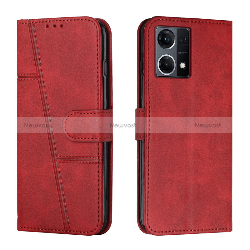 Leather Case Stands Flip Cover Holder Y01X for Oppo Reno8 4G