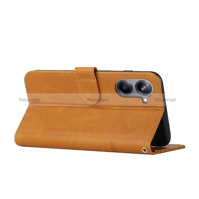 Leather Case Stands Flip Cover Holder Y01X for Realme 10 4G