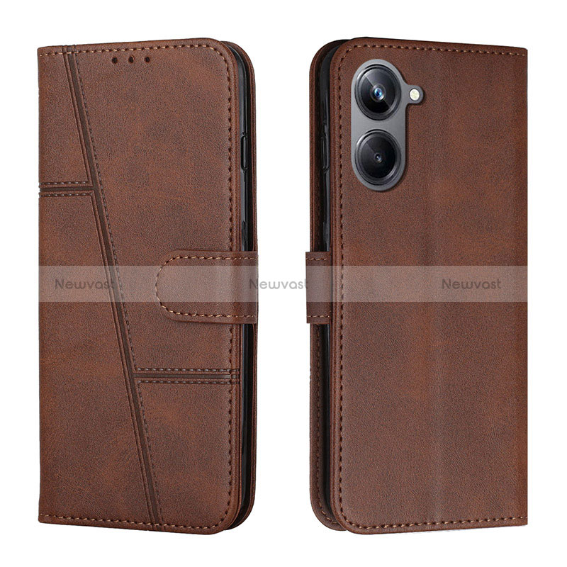 Leather Case Stands Flip Cover Holder Y01X for Realme 10 4G