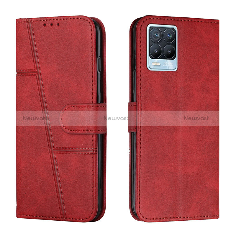 Leather Case Stands Flip Cover Holder Y01X for Realme 8 Pro