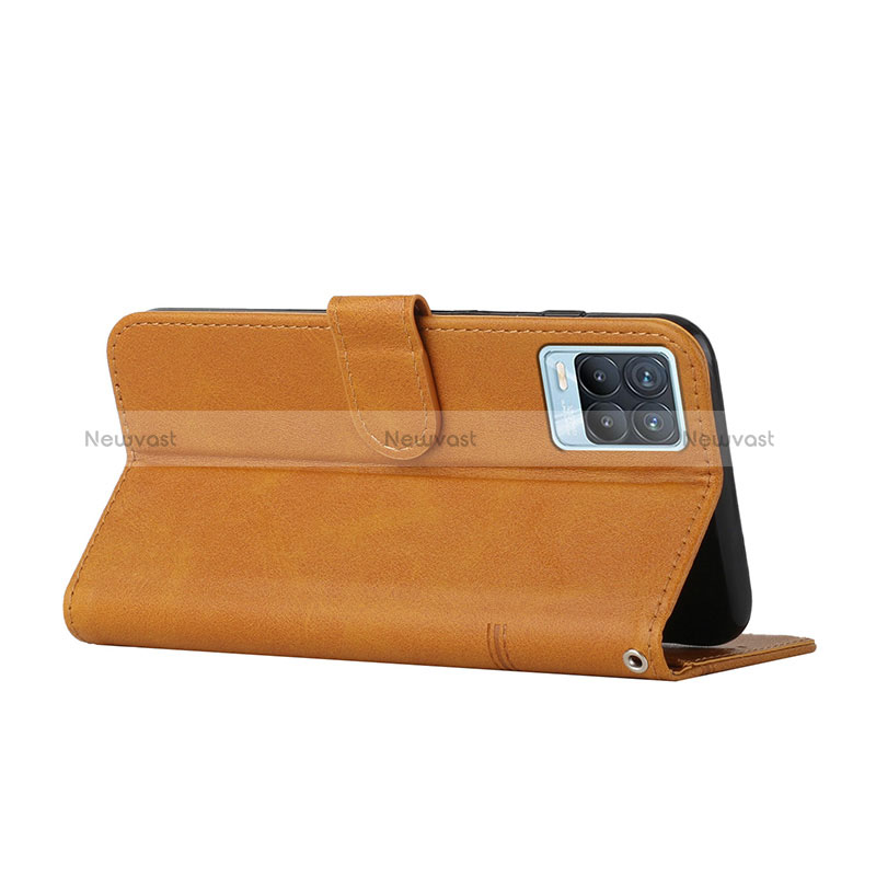 Leather Case Stands Flip Cover Holder Y01X for Realme 8 Pro