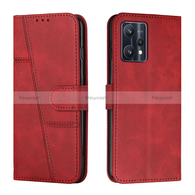 Leather Case Stands Flip Cover Holder Y01X for Realme 9 4G