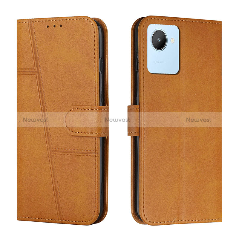 Leather Case Stands Flip Cover Holder Y01X for Realme C30