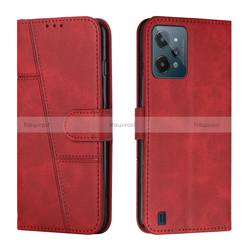 Leather Case Stands Flip Cover Holder Y01X for Realme C31