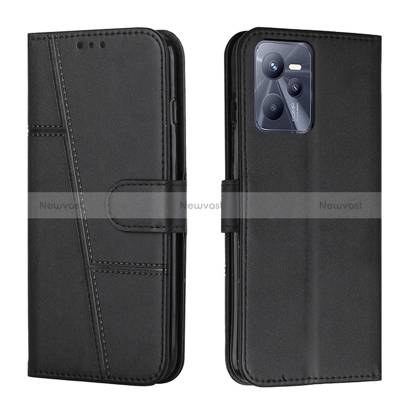 Leather Case Stands Flip Cover Holder Y01X for Realme C35