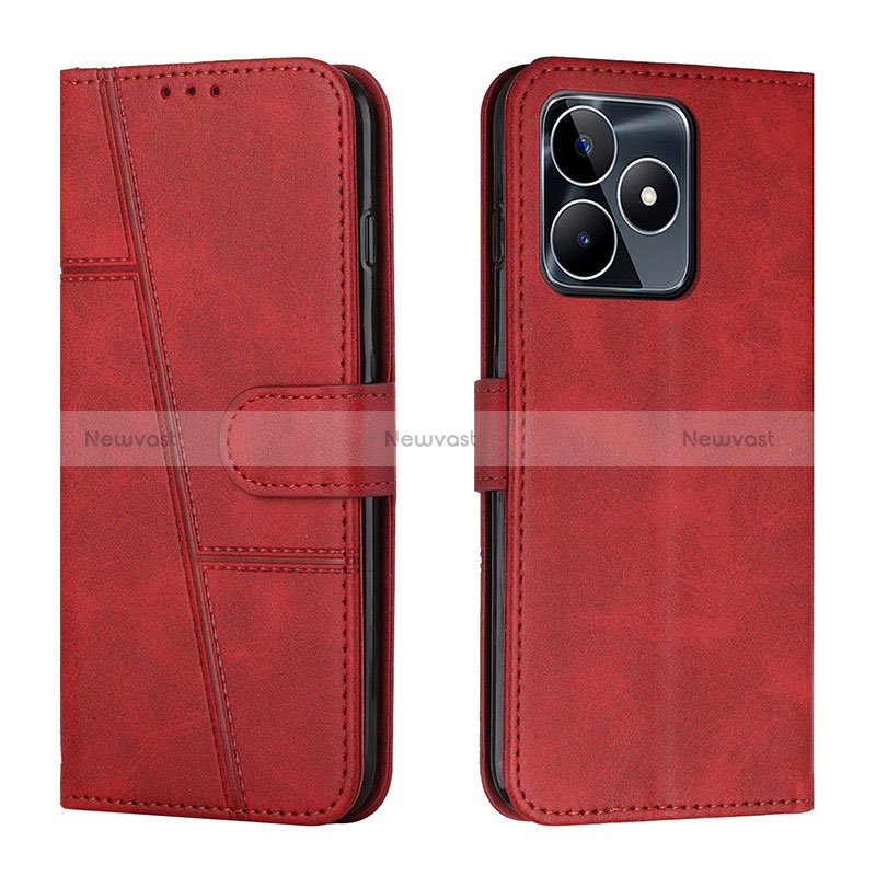 Leather Case Stands Flip Cover Holder Y01X for Realme C51