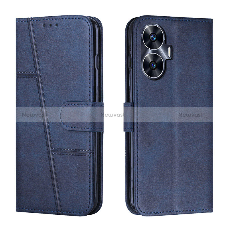 Leather Case Stands Flip Cover Holder Y01X for Realme Narzo N55