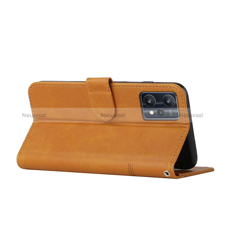 Leather Case Stands Flip Cover Holder Y01X for Realme V25 5G