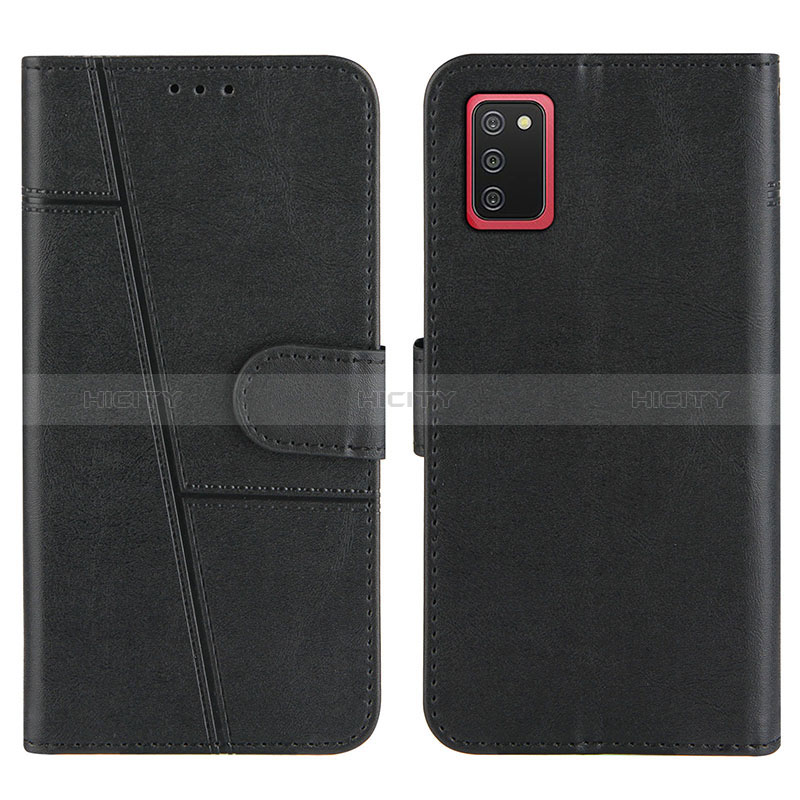 Leather Case Stands Flip Cover Holder Y01X for Samsung Galaxy A03s