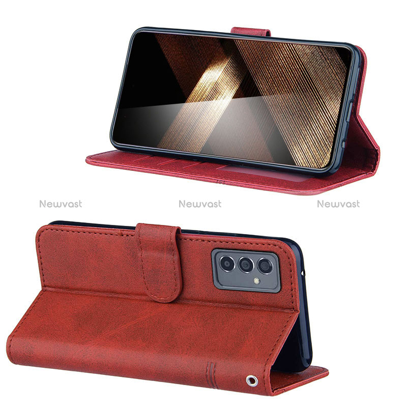 Leather Case Stands Flip Cover Holder Y01X for Samsung Galaxy A15 4G