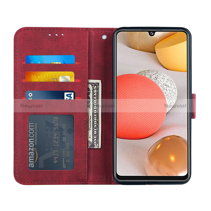 Leather Case Stands Flip Cover Holder Y01X for Samsung Galaxy A42 5G