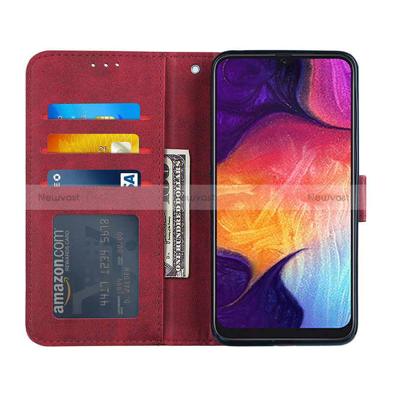 Leather Case Stands Flip Cover Holder Y01X for Samsung Galaxy A50