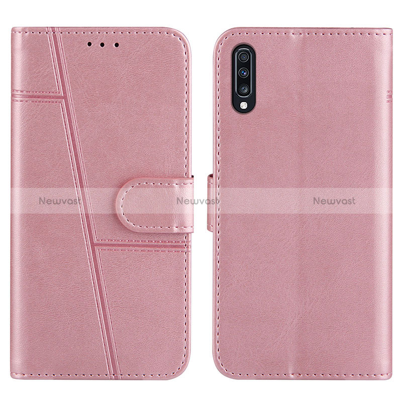 Leather Case Stands Flip Cover Holder Y01X for Samsung Galaxy A50