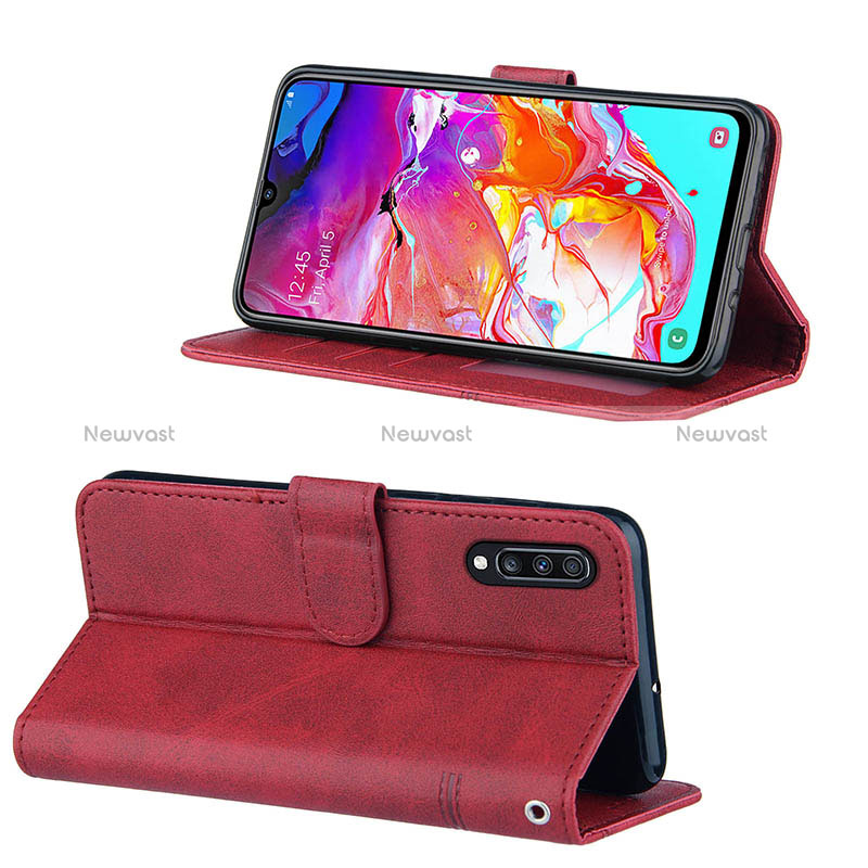 Leather Case Stands Flip Cover Holder Y01X for Samsung Galaxy A70