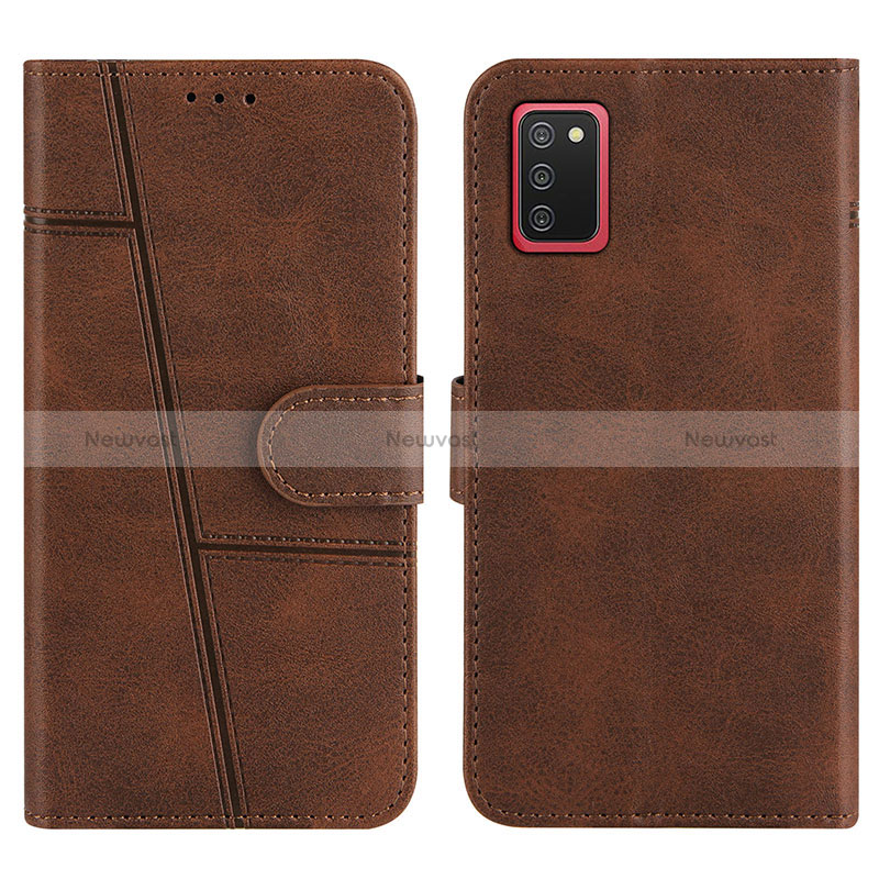 Leather Case Stands Flip Cover Holder Y01X for Samsung Galaxy F02S SM-E025F