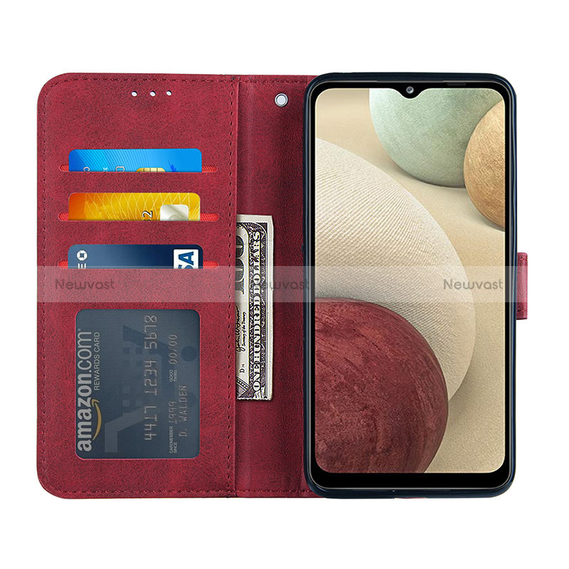 Leather Case Stands Flip Cover Holder Y01X for Samsung Galaxy M12