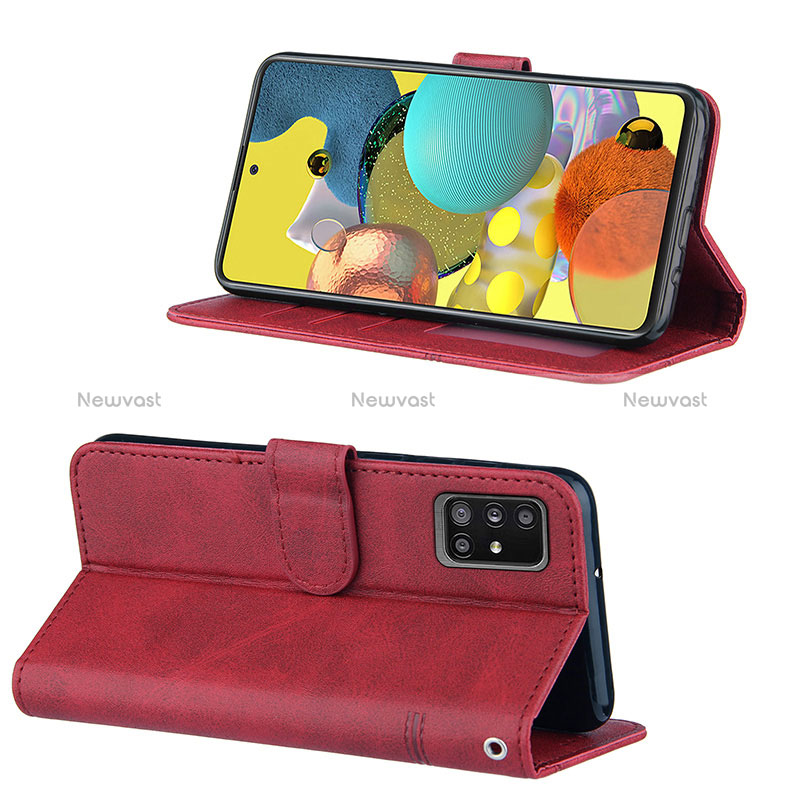 Leather Case Stands Flip Cover Holder Y01X for Samsung Galaxy M40S