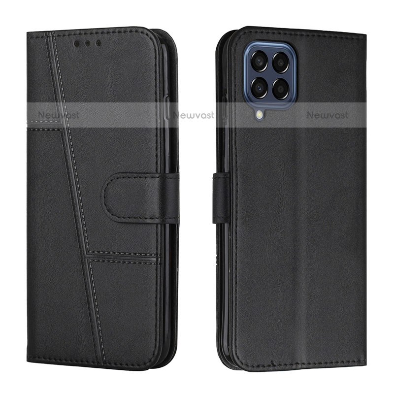 Leather Case Stands Flip Cover Holder Y01X for Samsung Galaxy M53 5G