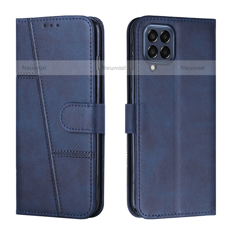 Leather Case Stands Flip Cover Holder Y01X for Samsung Galaxy M53 5G